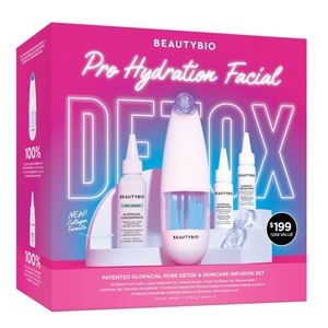 GLOfacial Tool + Plumping Hyaluronic & Clarifying Salicylic Acid Infusion Set